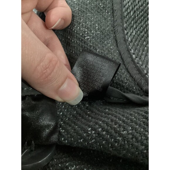 Sanctuary Gray Button Front Pea Coat Jacket Long Sleeve Collar Cotton Blousee - Picture 6 of 6